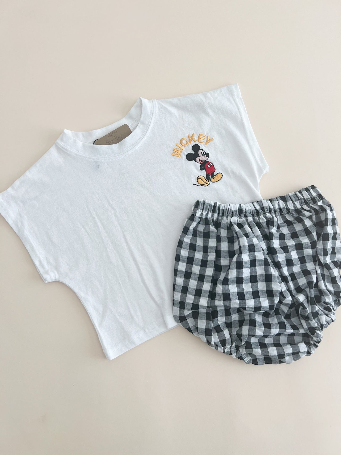 Embroidery Mickey/Minnie set